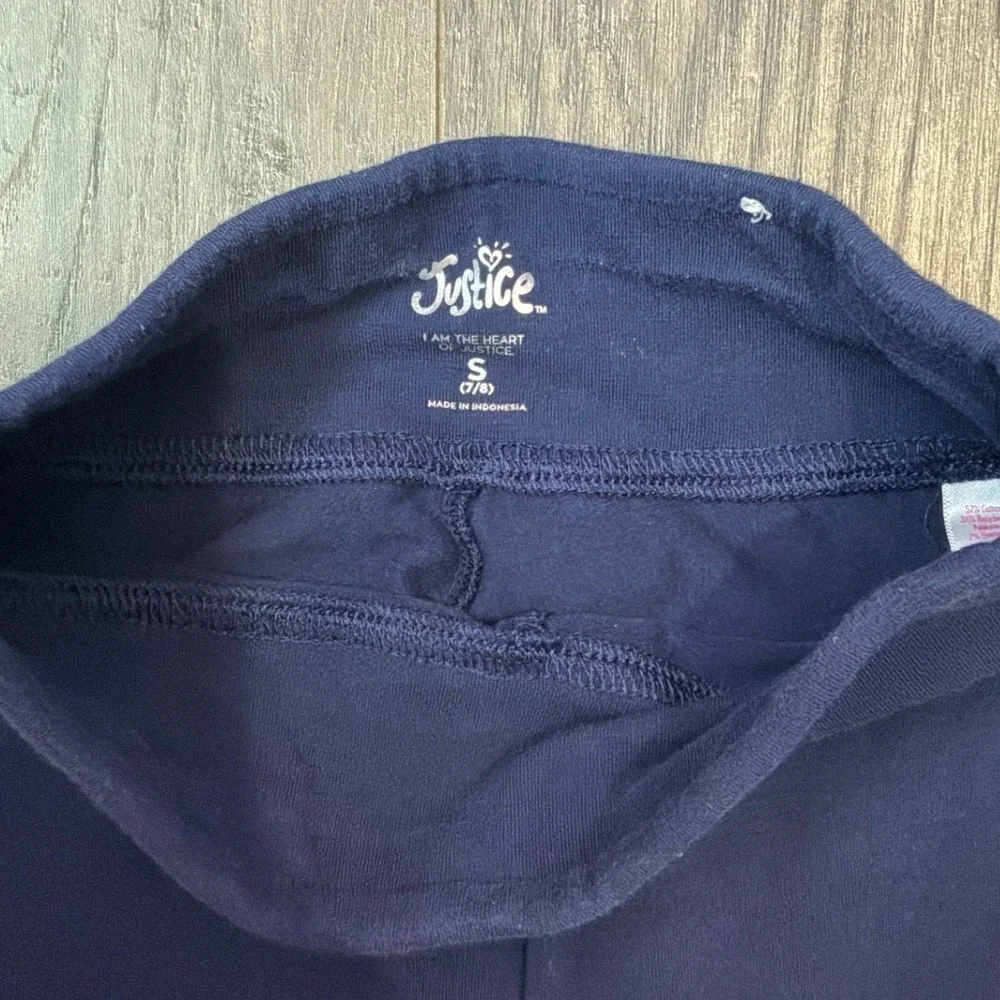 Justice girls navy